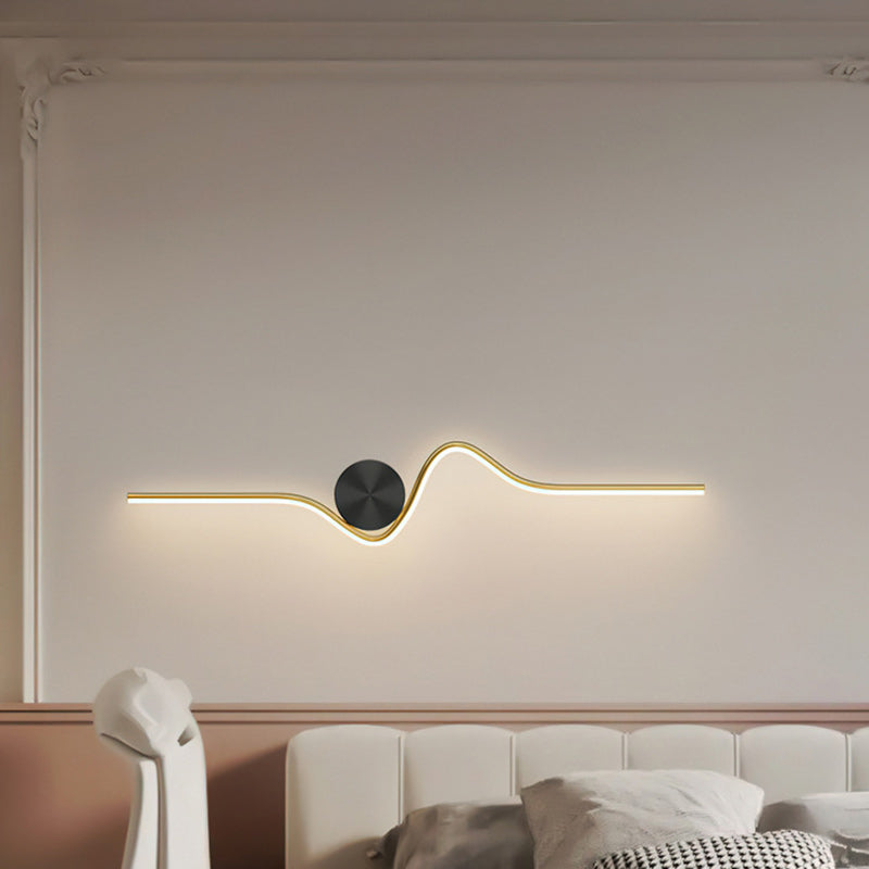 Round Line Bend Silicone Wall Lamp