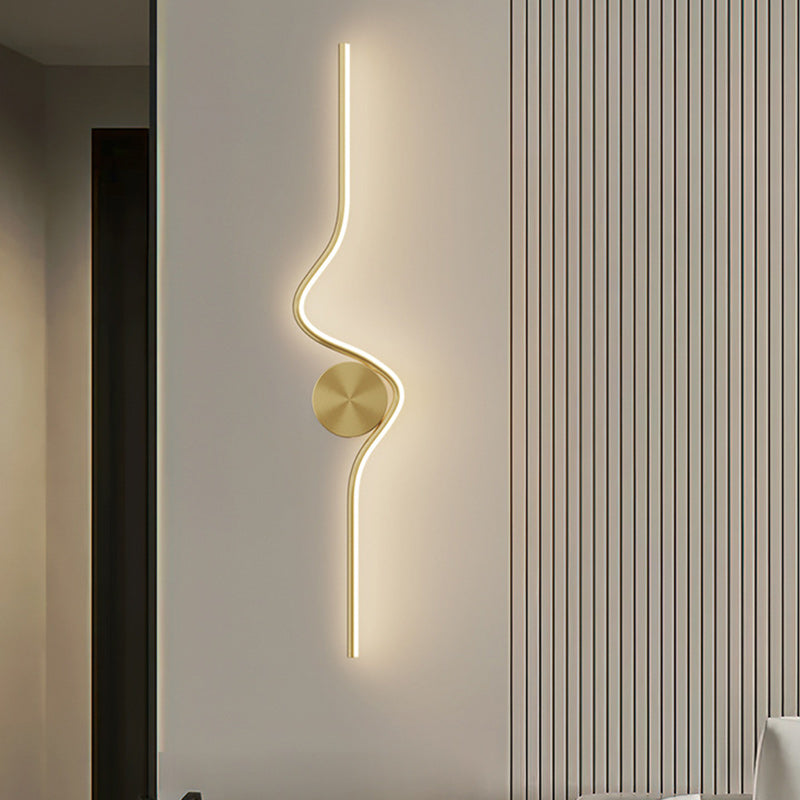 Round Line Bend Silicone Wall Lamp