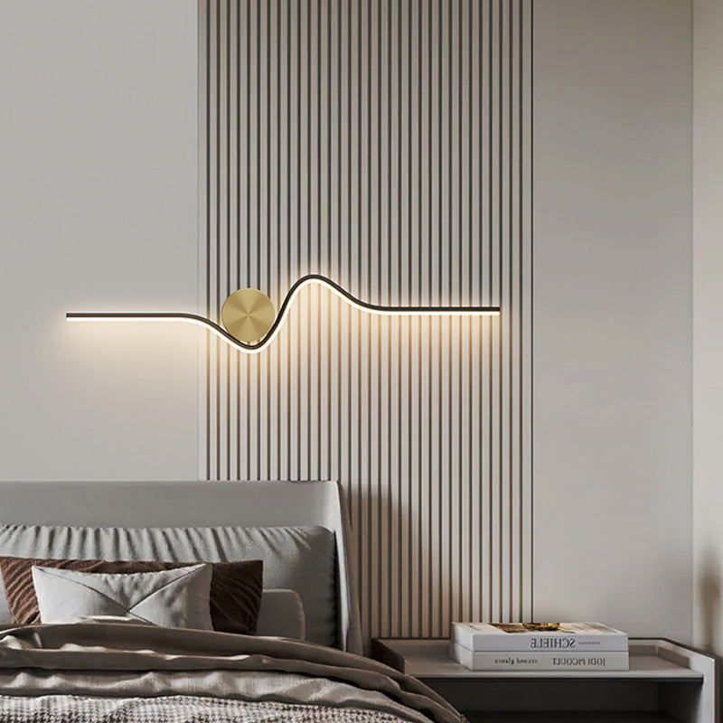 Round Line Bend Silicone Wall Lamp