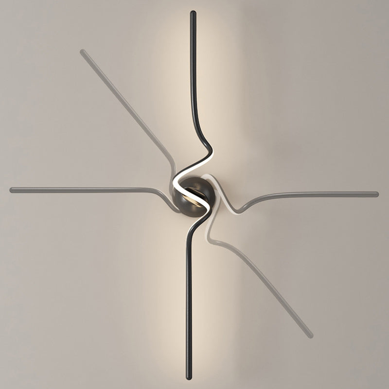 Line Bend Long Silicone Wall Lamp