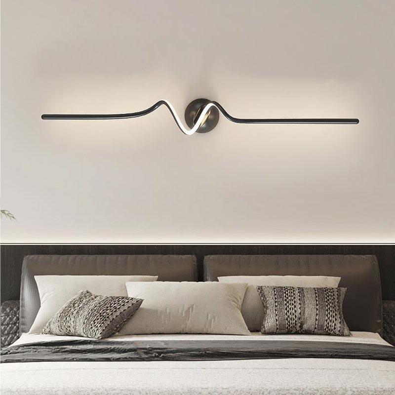 Line Bend Long Silicone Wall Lamp