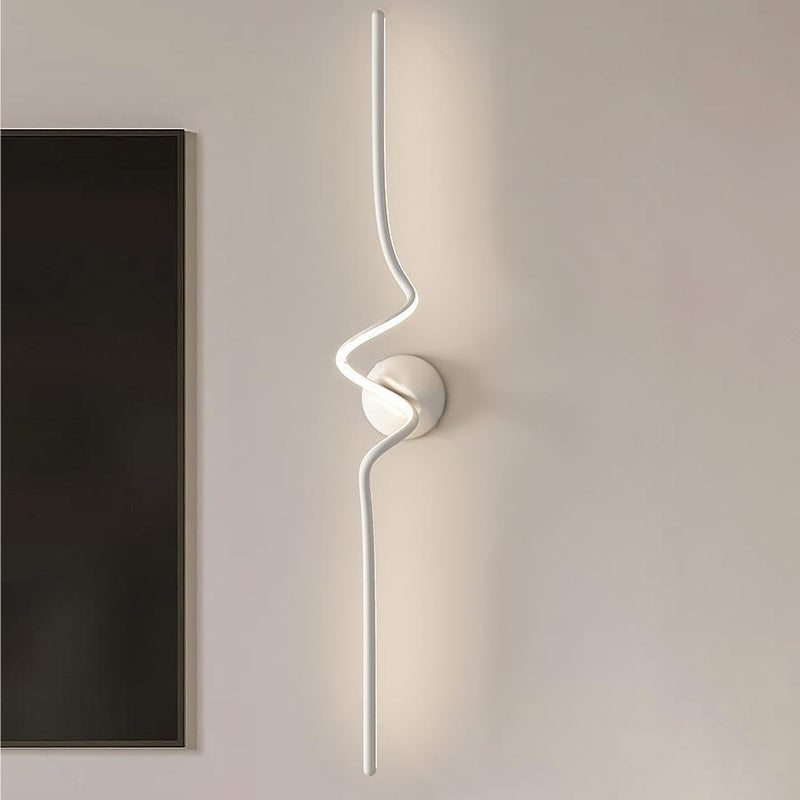 Line Bend Long Silicone Wall Lamp