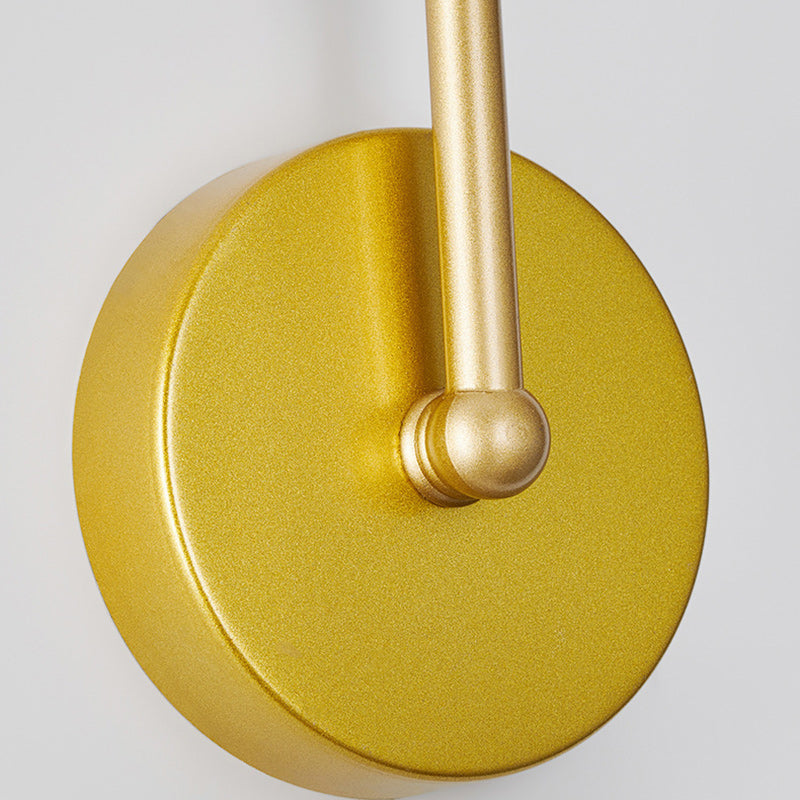 Round Feather Shell Pearl Wall Lamp