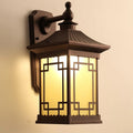 House Rectangle Square Glass Wall Lamp