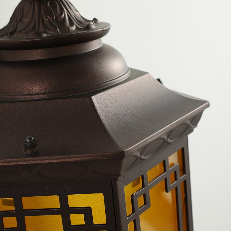 House Rectangle Square Glass Wall Lamp