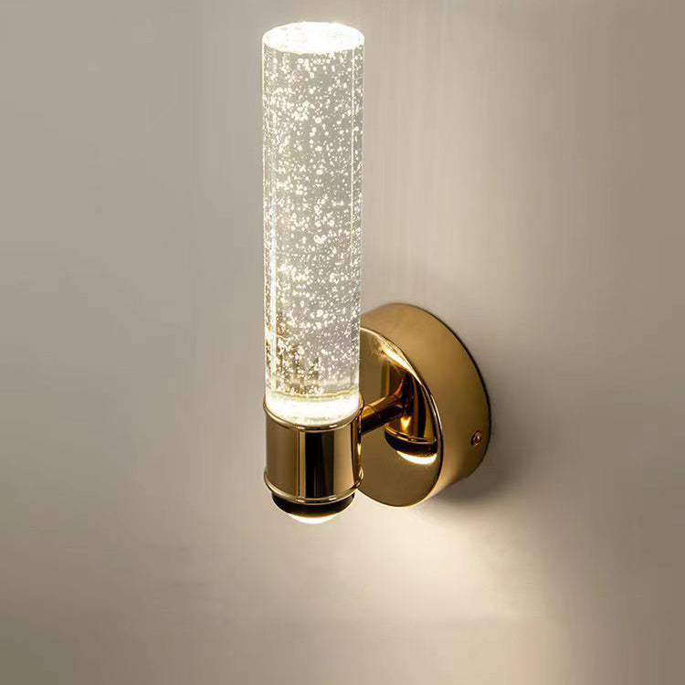 Round Cylinder Bubbles Acrylic Wall Lamp