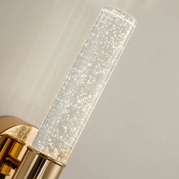 Round Cylinder Bubbles Acrylic Wall Lamp