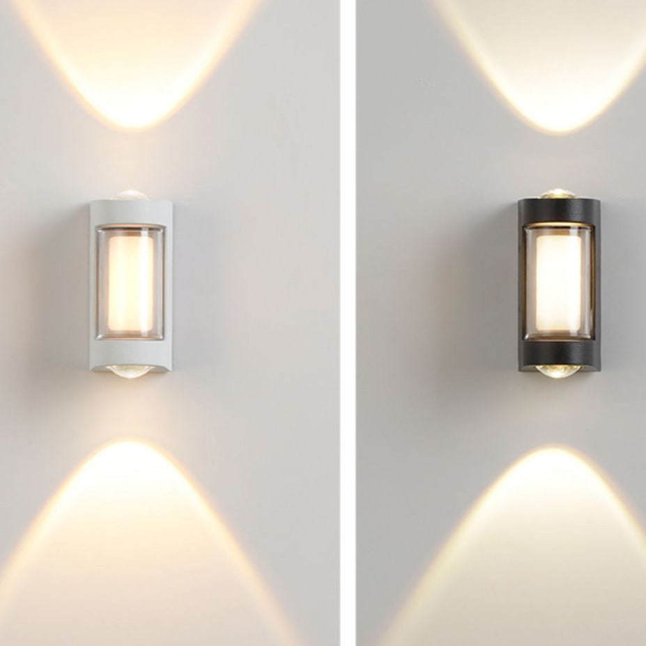 Rectangle Round Diamond PC Outdoor Light