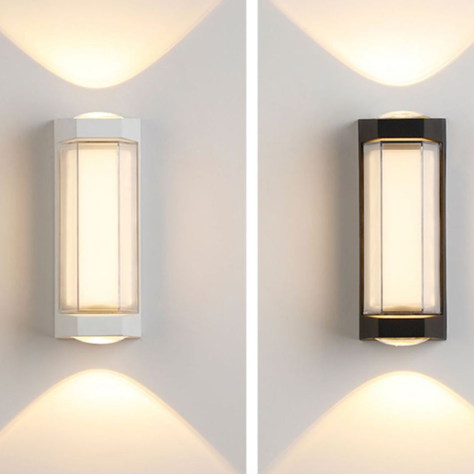 Rectangle Round Diamond PC Outdoor Light