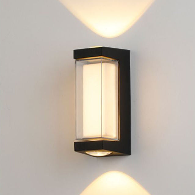 Rectangle Round Diamond PC Outdoor Light