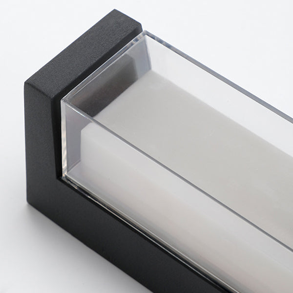 Rectangle Round Diamond PC Outdoor Light