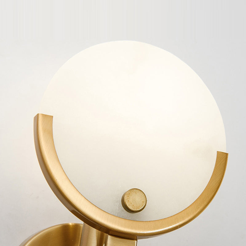 Round Long Strip Floral Wall Lamp