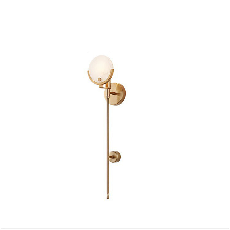 Round Long Strip Floral Wall Lamp