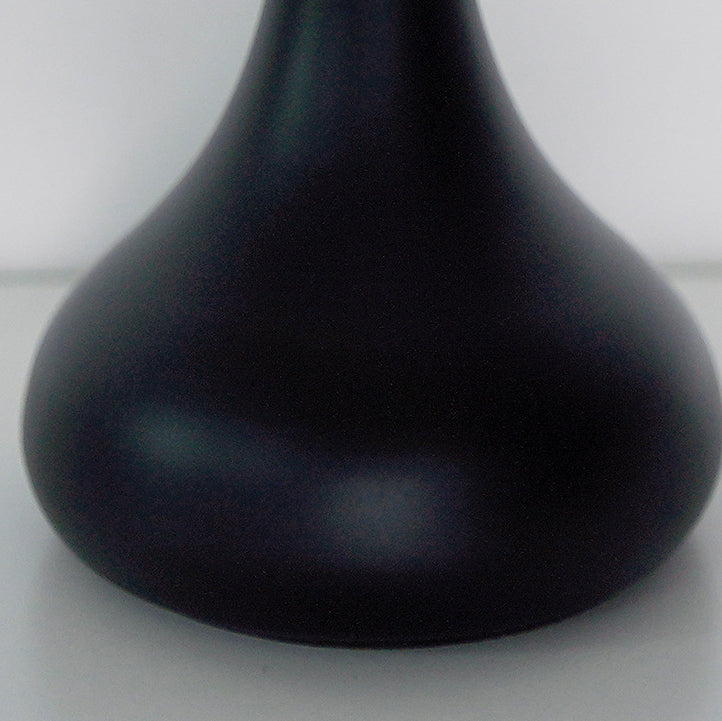 Round Cone Fabric Metal Table Lamp