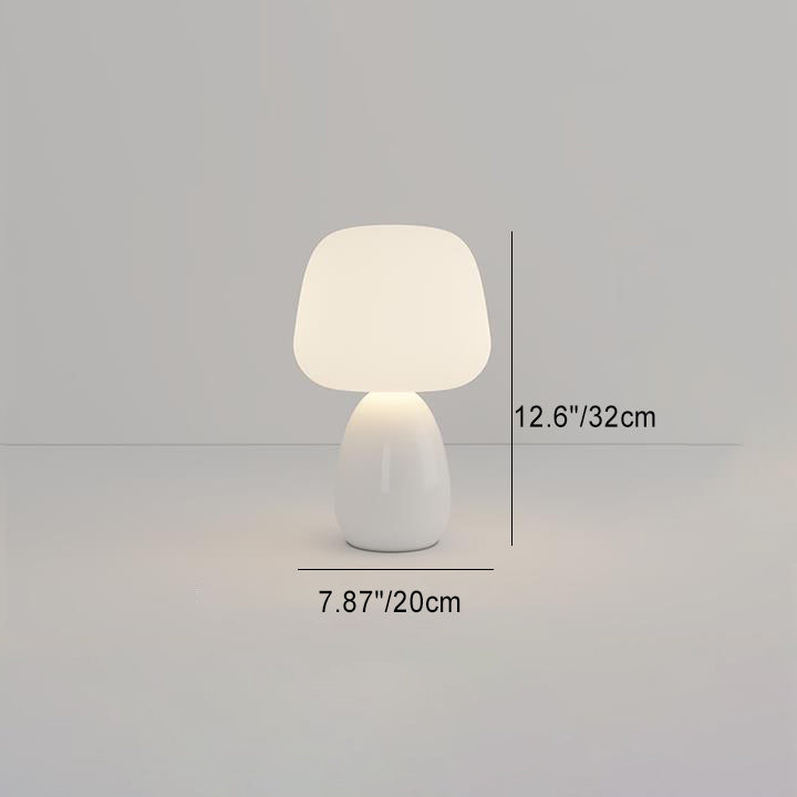 Round Cylinder Mushroom Round Table Lamp
