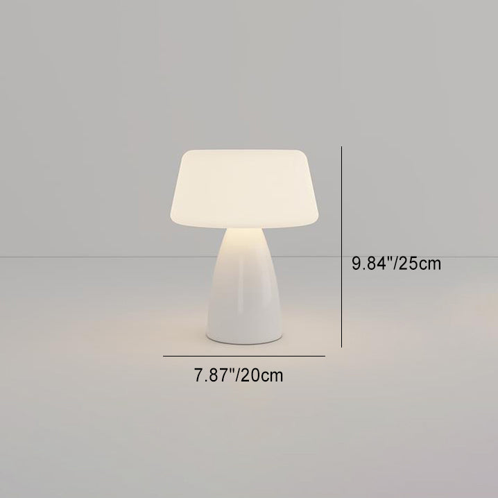 Round Cylinder Mushroom Round Table Lamp