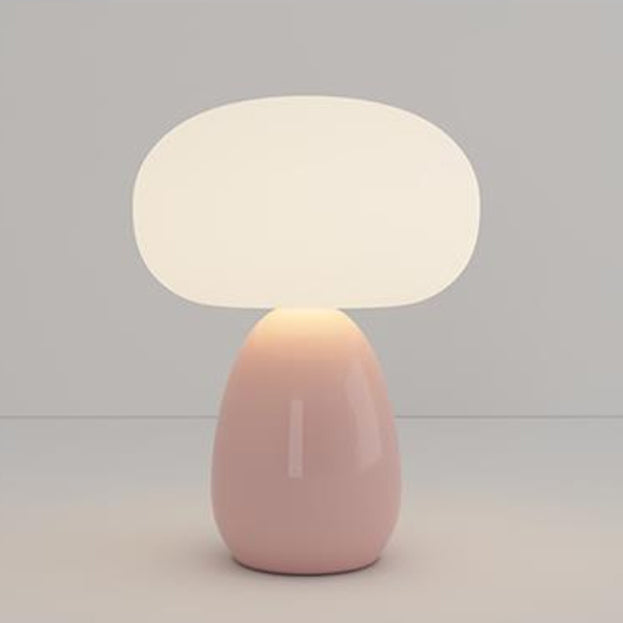 Round Cylinder Mushroom Round Table Lamp
