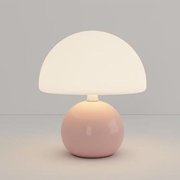 Round Cylinder Mushroom Round Table Lamp