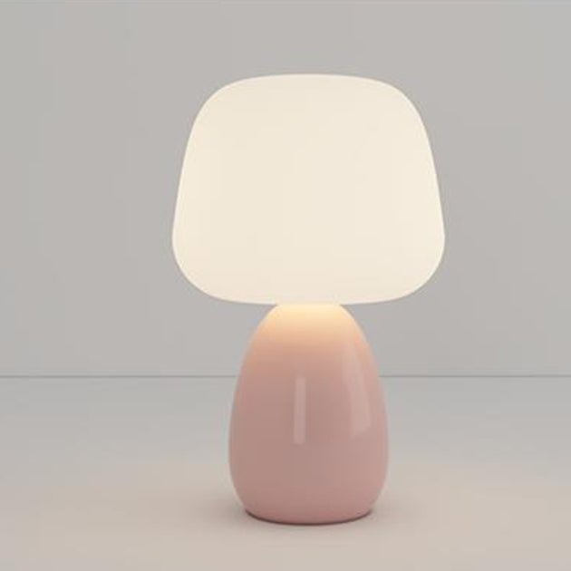 Round Cylinder Mushroom Round Table Lamp