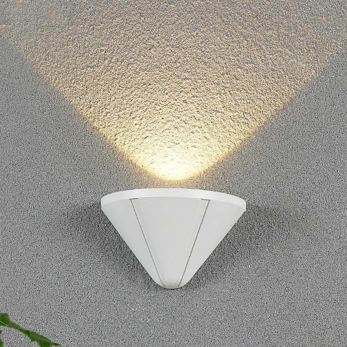 Triangle Lens Aluminum Patio Outdoor Light