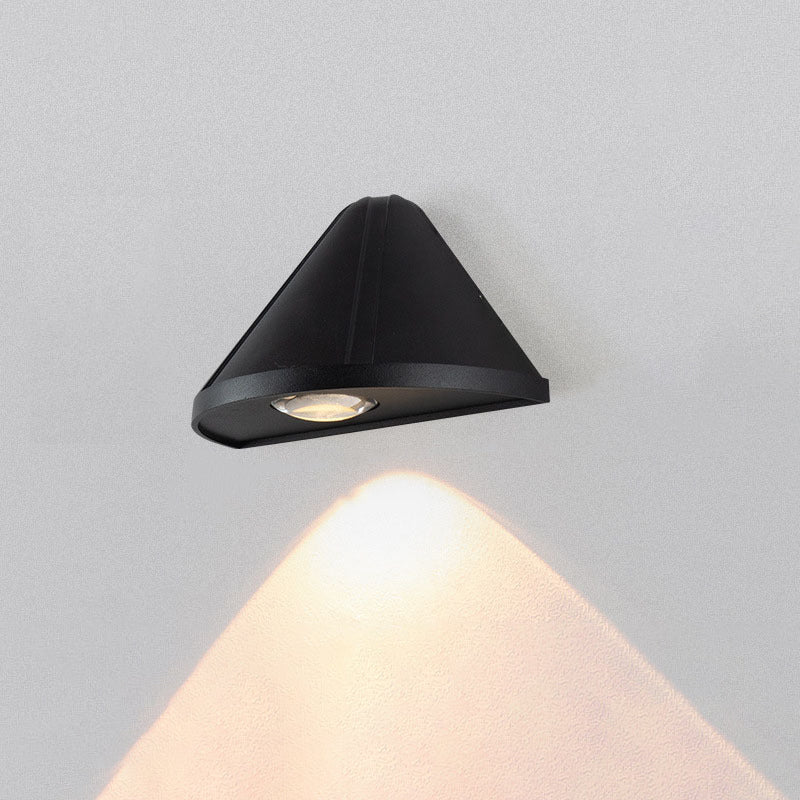 Triangle Lens Aluminum Patio Outdoor Light