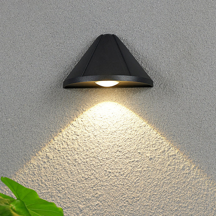 Triangle Lens Aluminum Patio Outdoor Light
