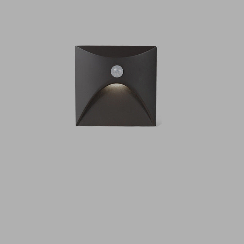 Round Square Aluminum Patio Outdoor Light