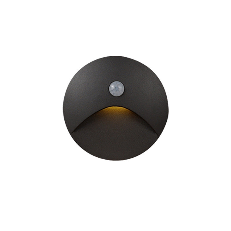 Round Square Aluminum Patio Outdoor Light