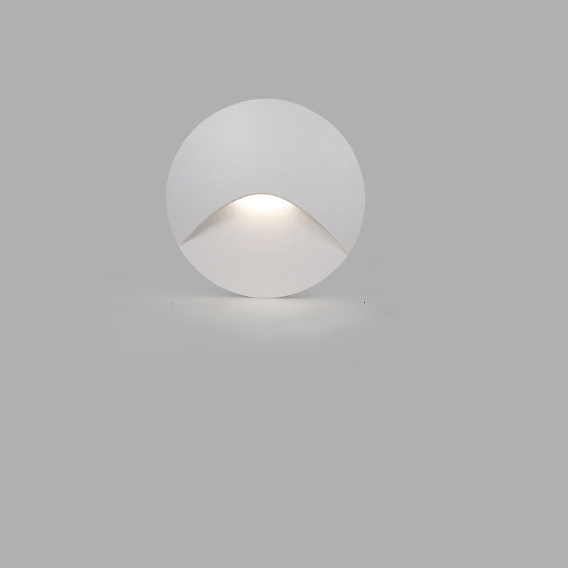 Round Square Aluminum Patio Outdoor Light