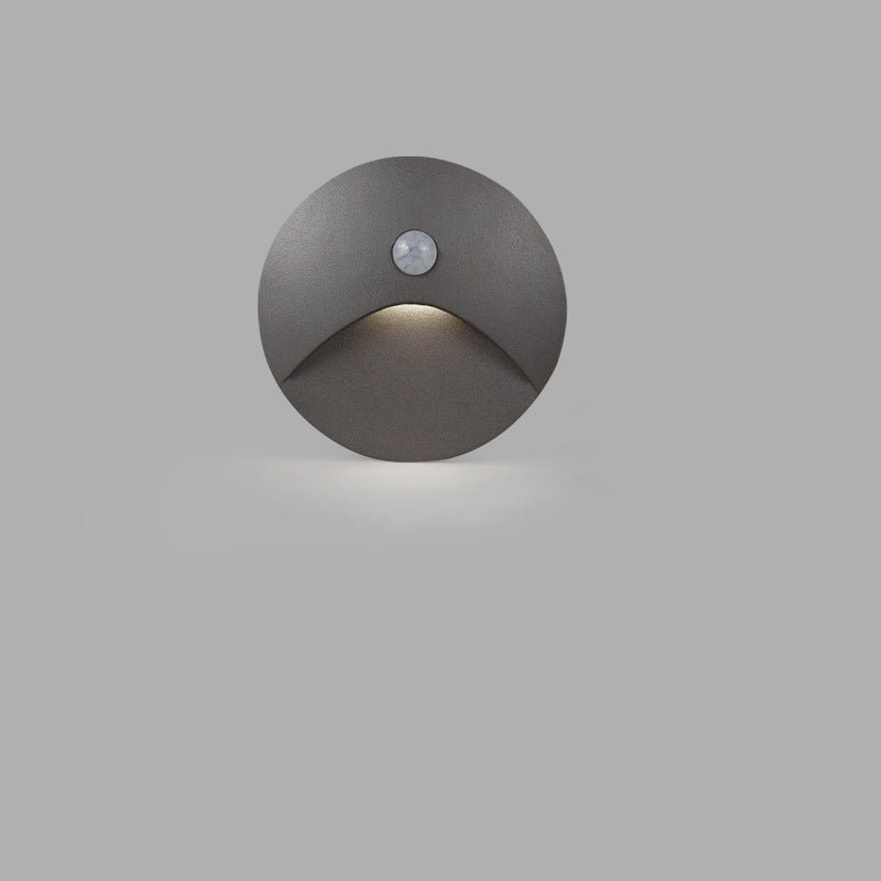 Round Square Aluminum Patio Outdoor Light
