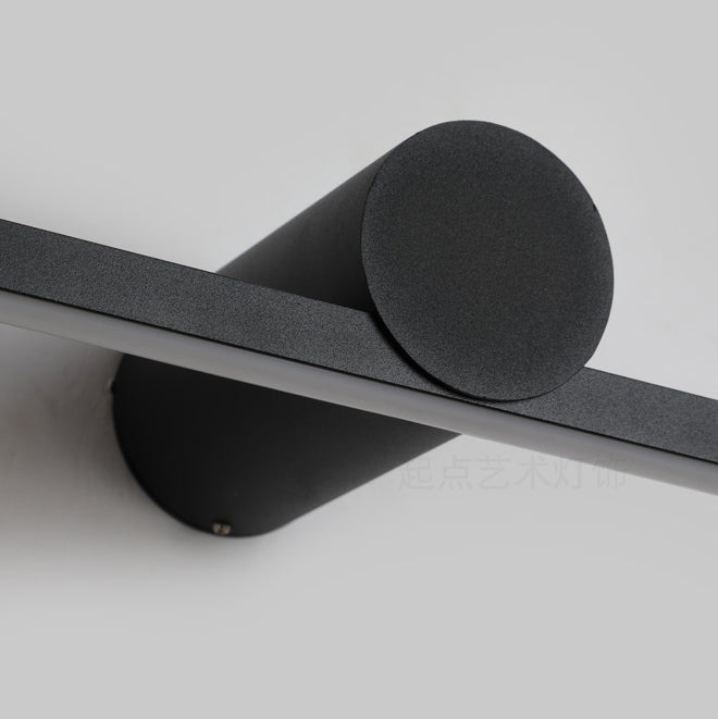 Long Round PVC Metal Wall Lamp