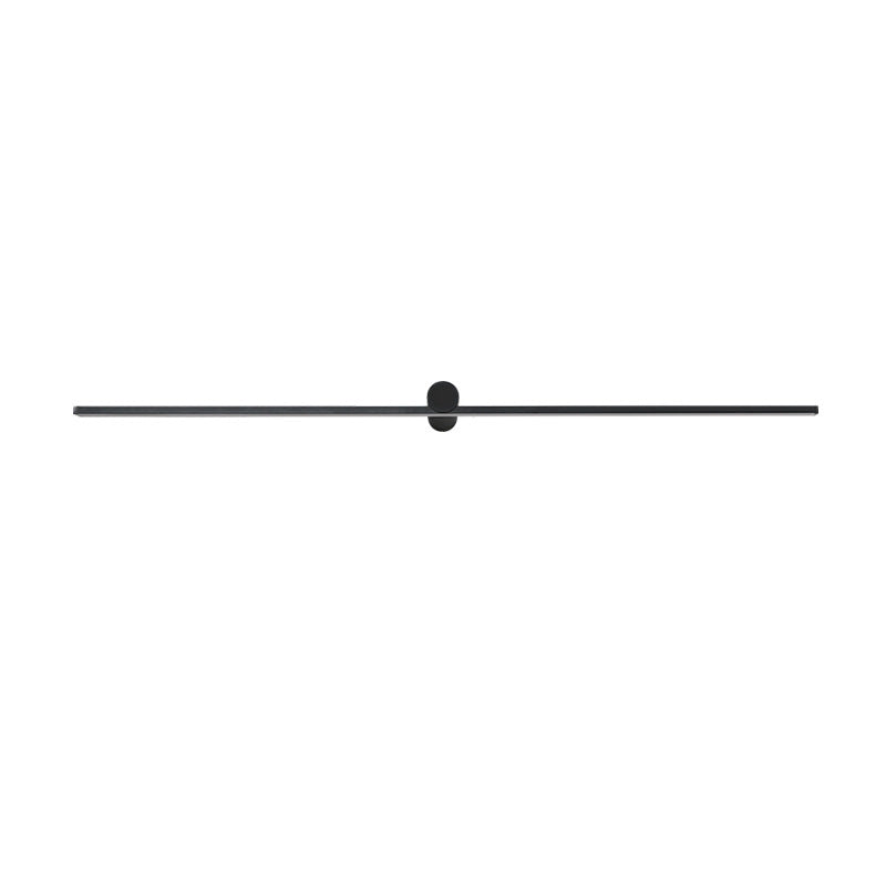 Long Round PVC Metal Wall Lamp