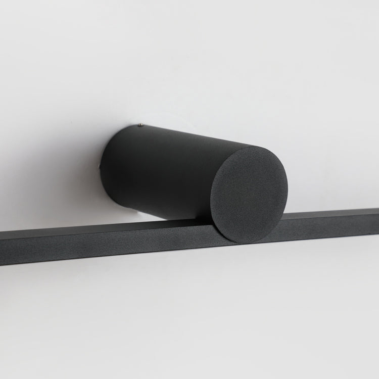Long Round PVC Metal Wall Lamp