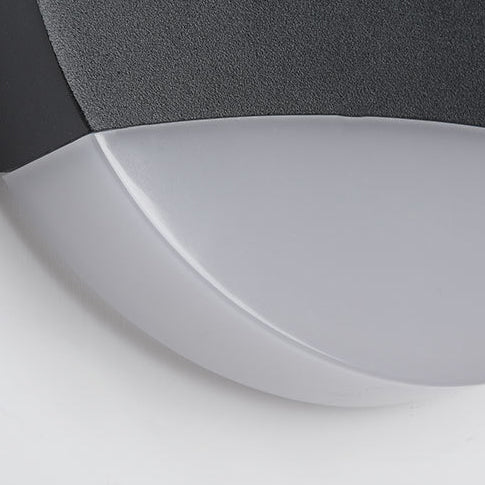 Triangle Semicircle Round Acrylic Outdoor Light