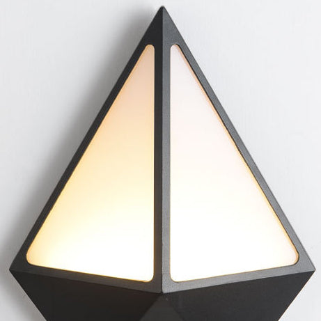 Triangle Semicircle Round Acrylic Outdoor Light