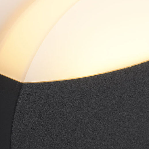 Triangle Semicircle Round Acrylic Outdoor Light