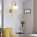 Persimmon Shape Round Glass Wall Lamp