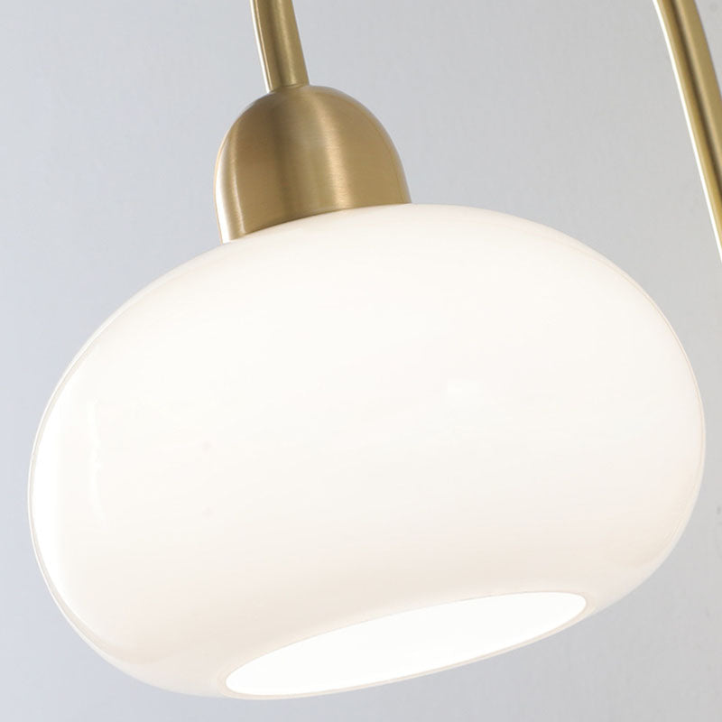 Persimmon Shape Round Glass Wall Lamp
