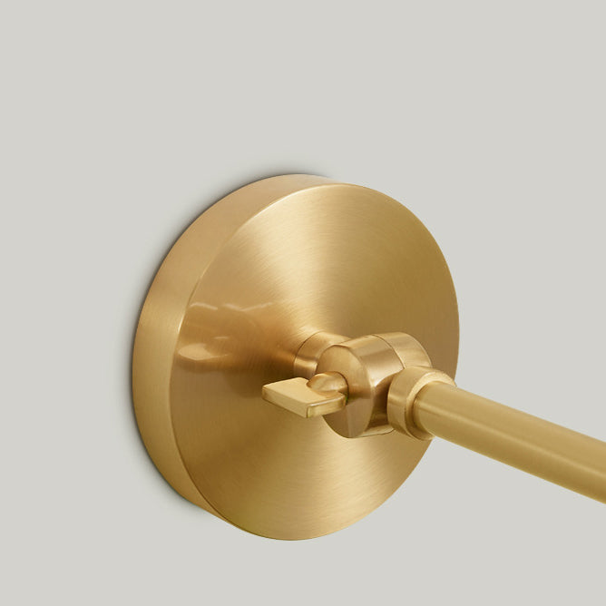 Round Long Rod Glass Wall Lamp