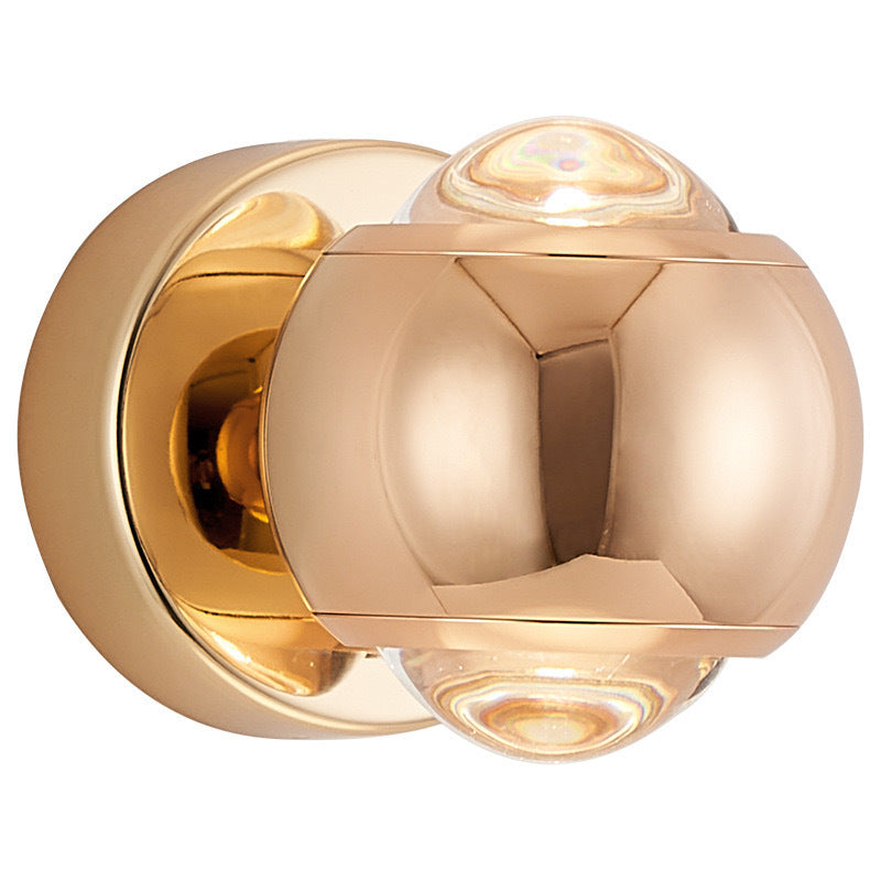 Round Orb Rotatable Glass Wall Lamp