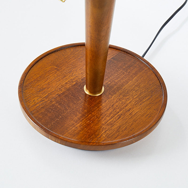 Umbrella Pleated Round Fabric Table Lamp