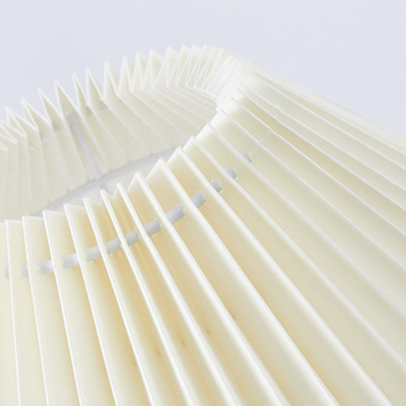 Umbrella Pleated Round Fabric Table Lamp
