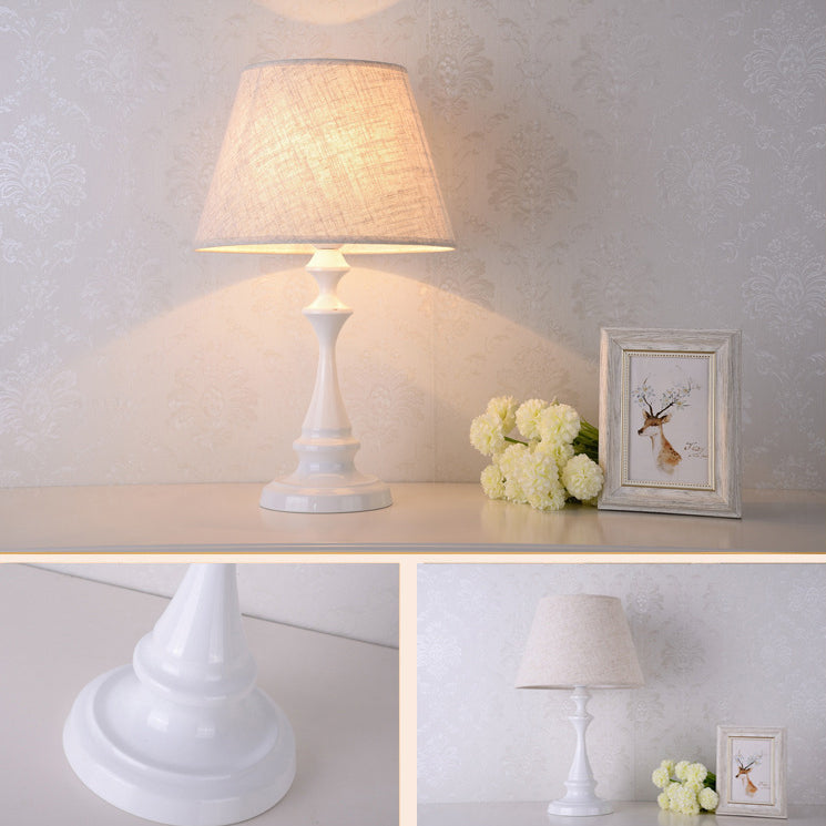 Water Drops Scalloped Round Table Lamp