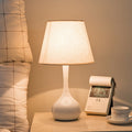 Water Drops Scalloped Round Table Lamp
