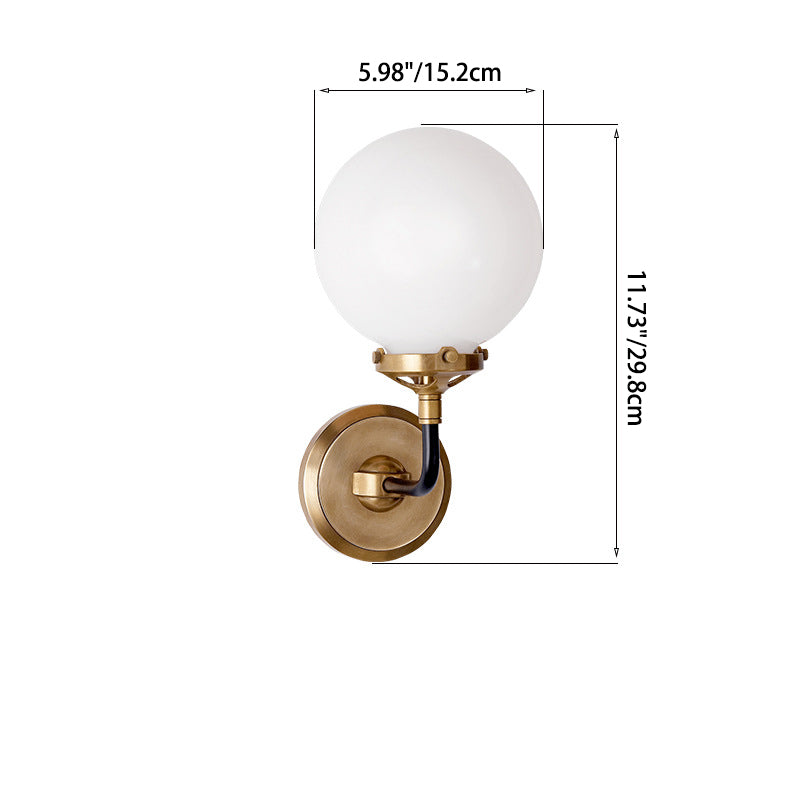 Magic Bean Round Glass Wall Lamp