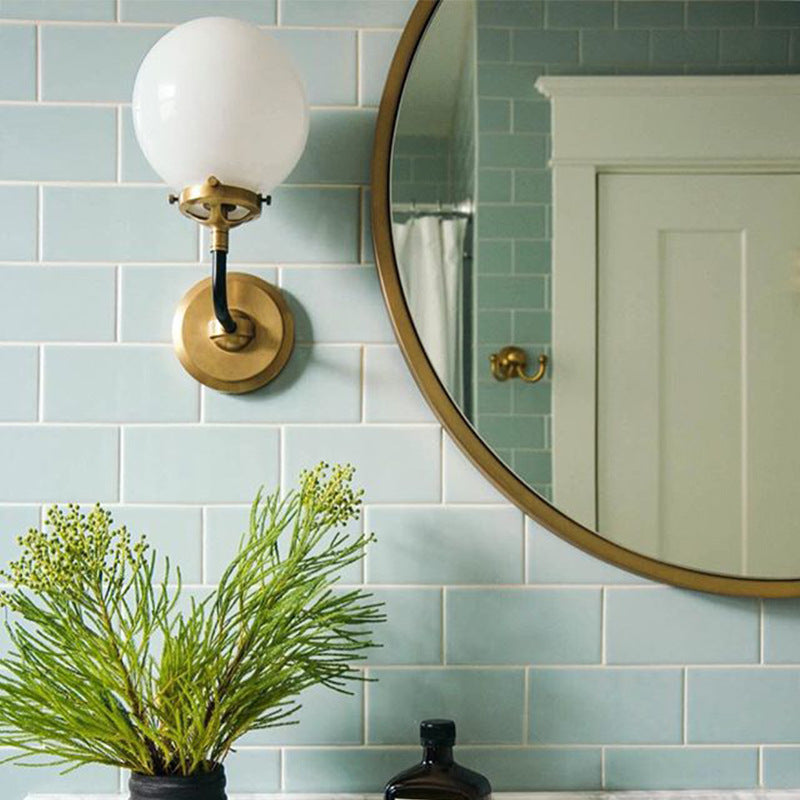 Magic Bean Round Glass Wall Lamp