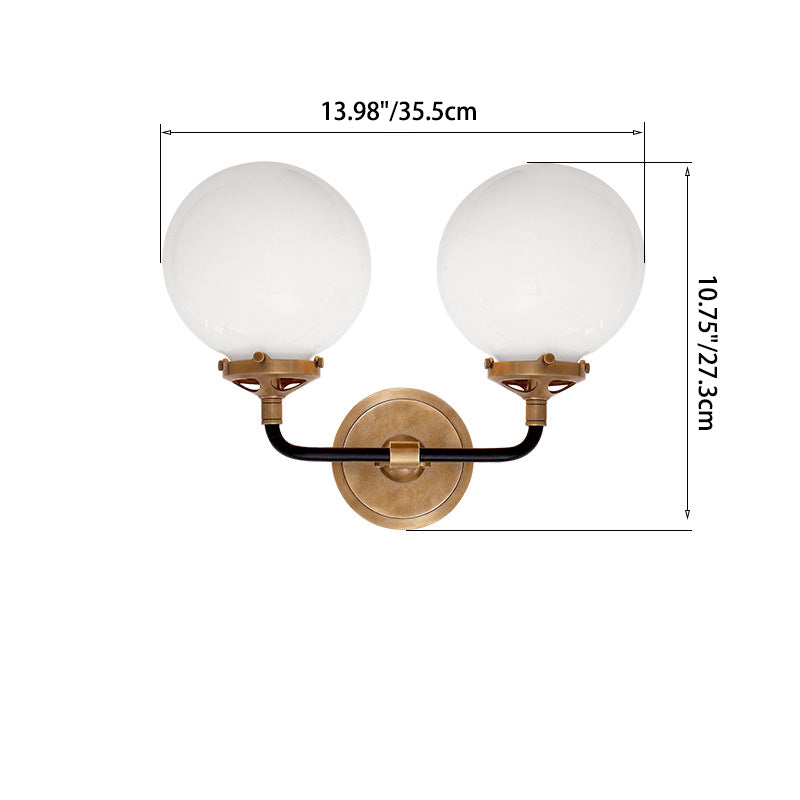 Magic Bean Round Glass Wall Lamp