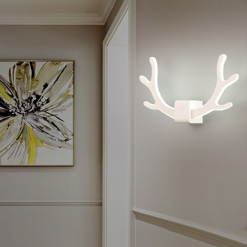 Antler Square Acrylic Iron Wall Lamp