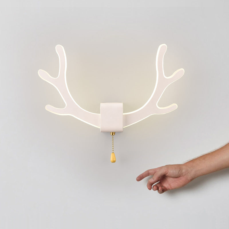 Antler Square Acrylic Iron Wall Lamp