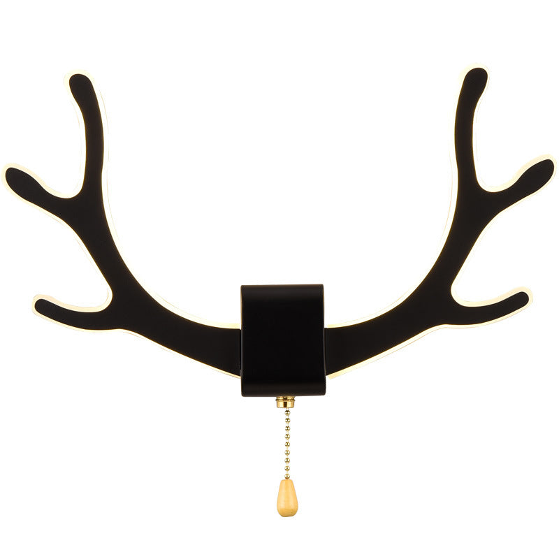 Antler Square Acrylic Iron Wall Lamp